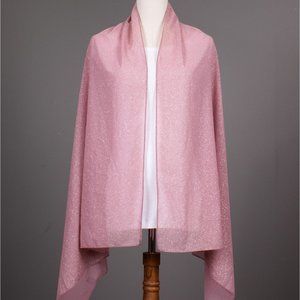 Sparkle Solid Colour Fashion Scarf - Pink
